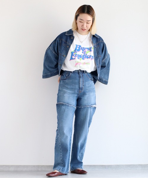 cepo（セポ）の「リメイクロゴノースリーブＴｅｅ（Tシャツ/カットソー・レディース・チャコール/ホワイト・M）」の15枚目の写真