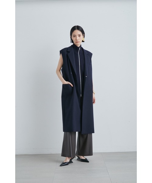 MIESROHEシャギーニットチュニックベスト　ＢＬＫ 新品】MIESROHE シャギーニットチュニックベスト - メルカリ