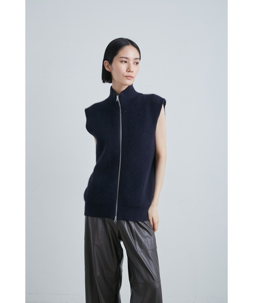 新品】MIESROHE シャギーニットチュニックベスト - メルカリ