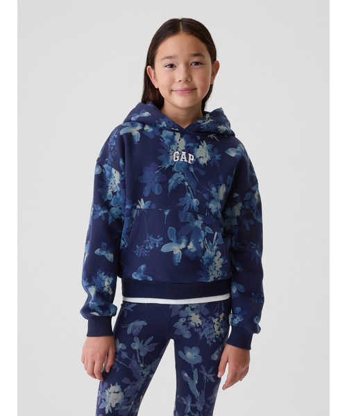 GAP（ギャップ）の「Gapロゴ パーカー (キッズ)（パーカー・キッズ・インディゴブルー/マルチ/ブルー/ラベンダー/ピンク・160cm/120cm/130cm/140cm/150cm/110cm）」の2枚目の写真