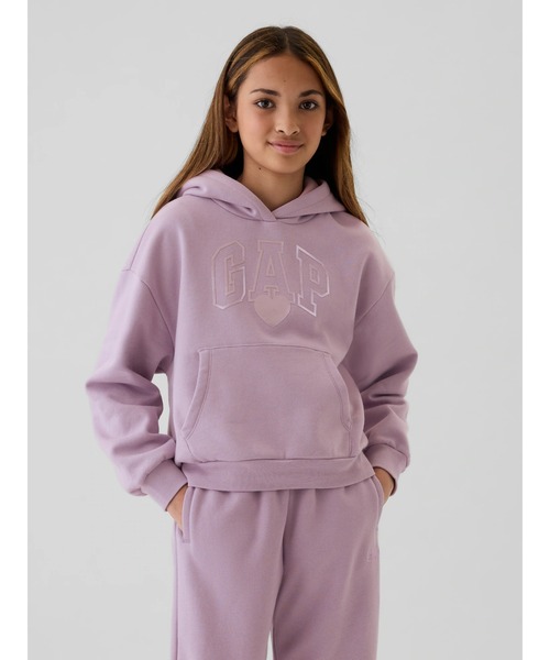 GAP（ギャップ）の「Gapロゴ パーカー (キッズ)（パーカー・キッズ・インディゴブルー/マルチ/ブルー/ラベンダー/ピンク・160cm/120cm/130cm/140cm/150cm/110cm）」の4枚目の写真