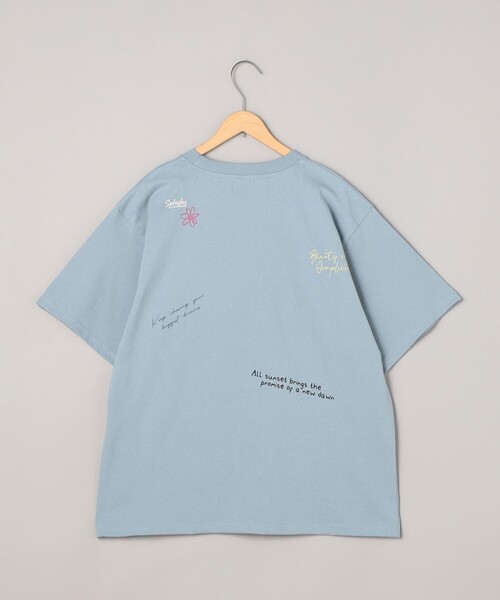 coen(コーエン)の「天竺ミックスロゴTシャツ(Tシャツ/カットソー・レディース・ライトブルー/ダークグレー・M/L)」の10枚目の写真