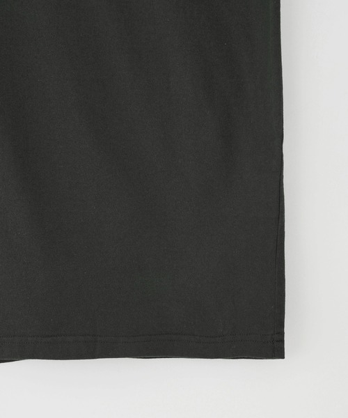 X-girl（エックスガール）の「CIRCLE BACKGROUND FACE LOGO L/S BIG TEE DRESS（ワンピース・レディース・チャコール/ホワイト・S/M）」の8枚目の写真