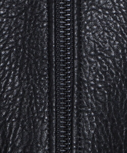 H ビューティアンドユース シュリンクレザー ブルゾン Black/Mサイズ BEAUTY&YOUTH UNITED ARROWS（ビューティーアンドユース