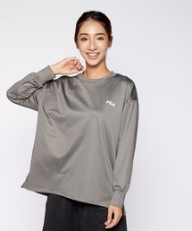 【水陸両用】長袖Ｔシャツ　ロング丈　バックスリット