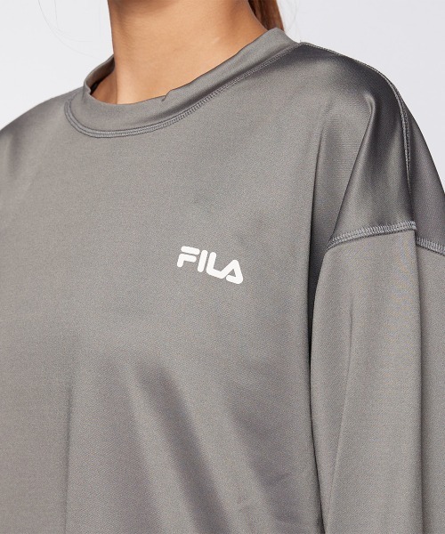 FILA(フィラ)の「【水陸両用】長袖Tシャツ ロング丈 バックスリット(Tシャツ/カットソー・レディース・グレー・LARGE/X-LARGE/MEDIUM)」の7枚目の写真