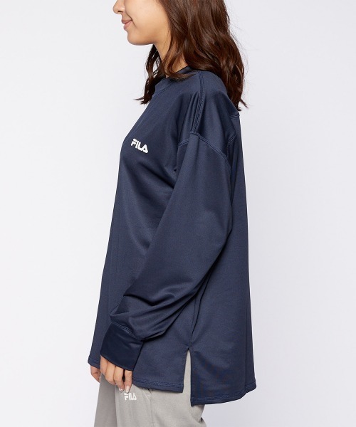 FILA(フィラ)の「【水陸両用】長袖Tシャツ ロング丈 バックスリット(Tシャツ/カットソー・レディース・グレー・LARGE/X-LARGE/MEDIUM)」の12枚目の写真