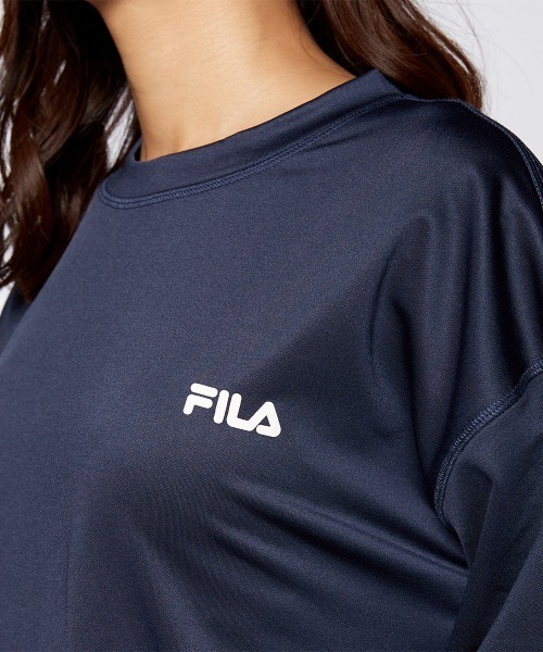 FILA(フィラ)の「【水陸両用】長袖Tシャツ ロング丈 バックスリット(Tシャツ/カットソー・レディース・グレー・LARGE/X-LARGE/MEDIUM)」の14枚目の写真