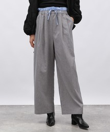 LAKOLE | ダブルウエストワイドパンツ / 143670(その他パンツ)