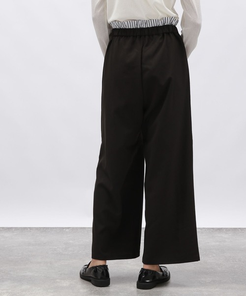 LAKOLE（ラコレ）の「ダブルウエストワイドパンツ / 143670（その他パンツ・レディース・ブラック/グレー/ベージュ・SMALL/MEDIUM）」の9枚目の写真
