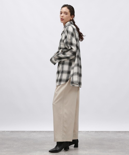 LAKOLE（ラコレ）の「ダブルウエストワイドパンツ / 143670（その他パンツ・レディース・ブラック/グレー/ベージュ・SMALL/MEDIUM）」の14枚目の写真