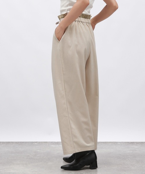 LAKOLE（ラコレ）の「ダブルウエストワイドパンツ / 143670（その他パンツ・レディース・ブラック/グレー/ベージュ・SMALL/MEDIUM）」の15枚目の写真