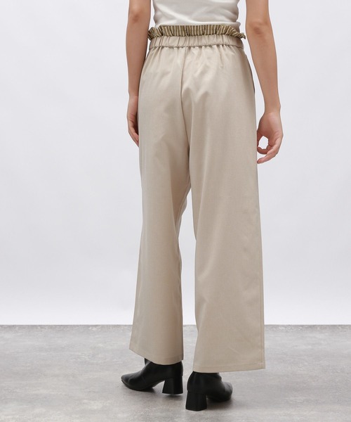 LAKOLE（ラコレ）の「ダブルウエストワイドパンツ / 143670（その他パンツ・レディース・ブラック/グレー/ベージュ・SMALL/MEDIUM）」の16枚目の写真