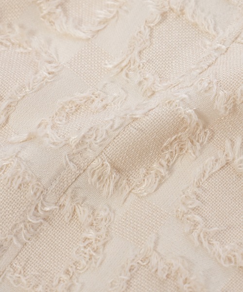 fifth(フィフス)の「フリンジチェックビスチェ(キャミソール・レディース・アイボリー/ブラック・M)」の17枚目の写真