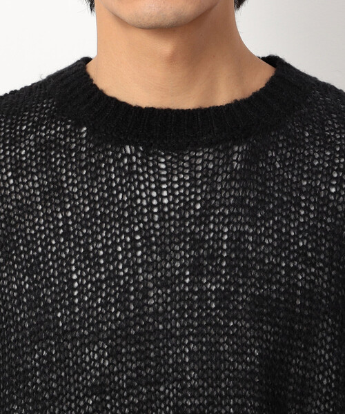 Purple&Yellow（パープルアンドイエロー）の「シアーニット×長袖Ｔシャツセット（ニット/セーター・メンズ・ミント/ブラック・SMALL/MEDIUM/LARGE）」の19枚目の写真