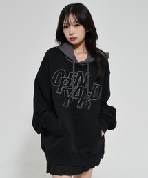 『OY/オーワイ』 CONTRAST LOGO HOODIE/コントラスト ロゴパーカー