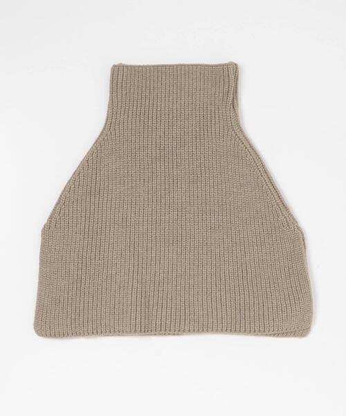 RODE SKO（ロデスコ）の「リブネックウォーマー（ネックウォーマー/スヌード・レディース・グレー/ベージュ・ONE）」の10枚目の写真