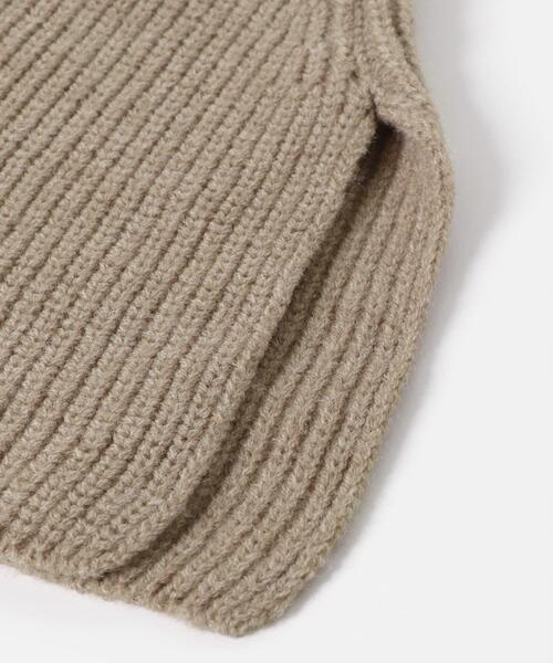 RODE SKO（ロデスコ）の「リブネックウォーマー（ネックウォーマー/スヌード・レディース・グレー/ベージュ・ONE）」の11枚目の写真