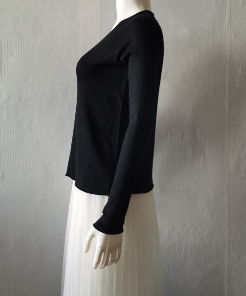 Miniministore（ミニミニストア）の「Vネック ニットトップス レディース（シャツ/ブラウス・レディース・ホワイト/ベージュ/ブルー/イエロー/ラベンダー/ブラック・FREE）」の21枚目の写真