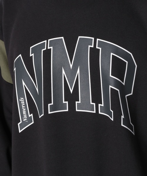 NUMERALS（ヌメラルズ）の「【NUMERALS】裏起毛配色クルーネックプルオーバー（スウェット・メンズ・ネイビー/ブラック/カーキ・LARGE/MEDIUM）」の16枚目の写真