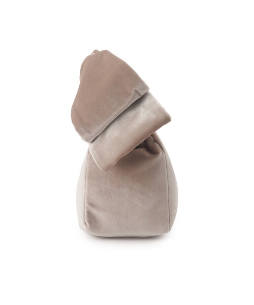 couture brooch（クチュールブローチ）の「◆リボンハンドバッグ（ハンドバッグ・レディース・アイボリー/チャコールグレー・00）」の5枚目の写真