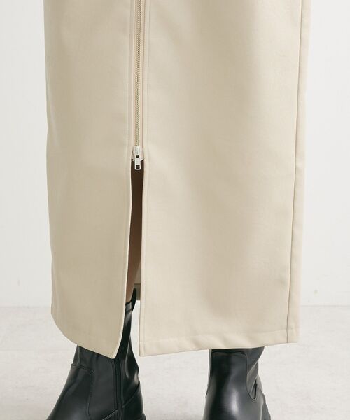 ELENCARE DUE（エレンカーレデュエ）の「・ELENCARE　DUE合成皮革W-ZIPスカート（スカート・レディース・アイボリー/ブラック・FREE）」の13枚目の写真