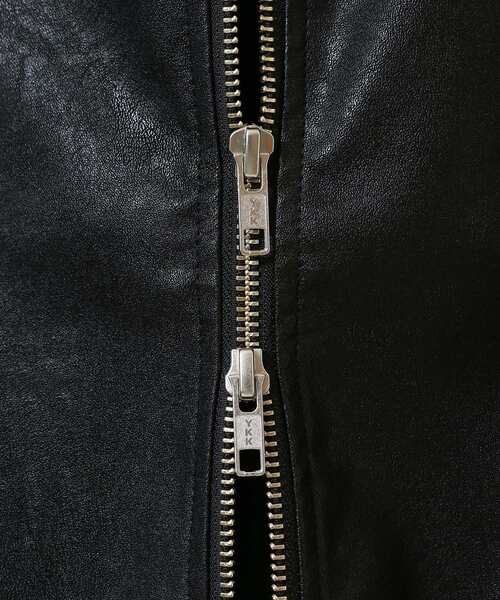 ELENCARE DUE（エレンカーレデュエ）の「・ELENCARE　DUE合成皮革W-ZIPスカート（スカート・レディース・アイボリー/ブラック・FREE）」の6枚目の写真