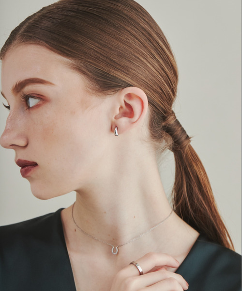 ciite' surgical stainless(シーテサージカルステンレス)の「【 金属アレルギー対応 】ドロップミニピアス サージカルステンレス (両耳用)(ピアス(両耳用)・レディース・シルバー/ゴールド・FREE)」の12枚目の写真