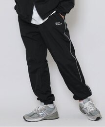 【大人向けサイズあり】【セットアップ対応】【あったか】ナイロン起毛裏地付きジョガーパンツ