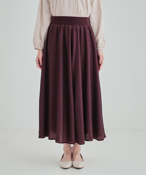 DRESKIP(ドレスキップ)の「◆ウエストリブで無理せずキレイ 艶やかに彩る サテンフレアスカート(スカート・レディース・ブラック/ライトベージュ/ブラウン系その他・03/02/04)」の17枚目の写真