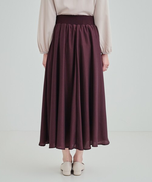 DRESKIP(ドレスキップ)の「◆ウエストリブで無理せずキレイ 艶やかに彩る サテンフレアスカート(スカート・レディース・ブラック/ライトベージュ/ブラウン系その他・03/02/04)」の19枚目の写真