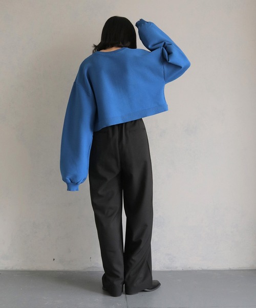 cheriella(シェリエラ)の「【cheriella】センタータックワイドパンツ CENTER TUCK WIDE PANTS(スラックス・レディース・チャコール/ブラック・FREE)」の20枚目の写真