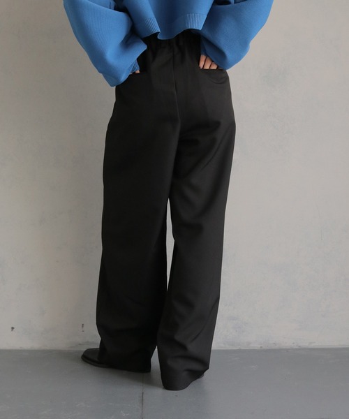 cheriella(シェリエラ)の「【cheriella】センタータックワイドパンツ CENTER TUCK WIDE PANTS(スラックス・レディース・チャコール/ブラック・FREE)」の17枚目の写真