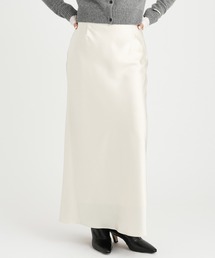 BABYLONE | 【今西優子さんYouTube紹介アイテム】サテンストレッチバイヤススカート(スカート)