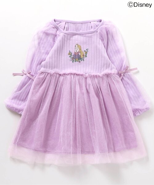 Disney（ディズニー）の「WEB限定ディズニープリンセス・FROZEN/ワンピース（ワンピース・キッズ・サックスブルー/ラベンダー/ネイビー・80/90/100/110/120/130/140）」の13枚目の写真