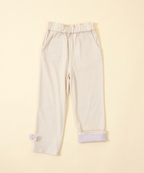 KP（ケーピー）の「【WEB限定】裾リボンパンツ(80～140)（その他パンツ・キッズ・パープル/グレー・80ｃｍ/90cm/100cm/110cm/120cm/130cm/140cm）」の19枚目の写真