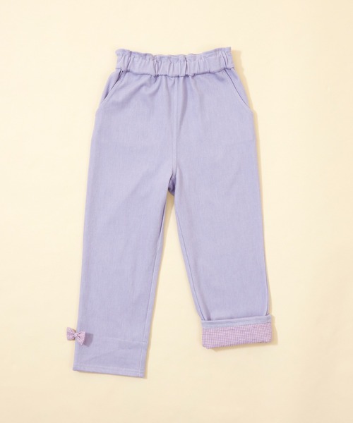 KP（ケーピー）の「【WEB限定】裾リボンパンツ(80～140)（その他パンツ・キッズ・パープル/グレー・80ｃｍ/90cm/100cm/110cm/120cm/130cm/140cm）」の20枚目の写真