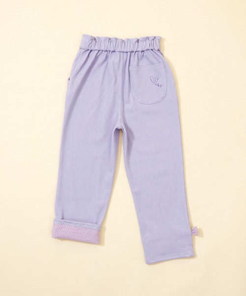 KP（ケーピー）の「【WEB限定】裾リボンパンツ(80～140)（その他パンツ・キッズ・パープル/グレー・80ｃｍ/90cm/100cm/110cm/120cm/130cm/140cm）」の22枚目の写真