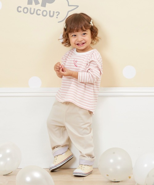 KP（ケーピー）の「【WEB限定】裾リボンパンツ(80～140)（その他パンツ・キッズ・パープル/グレー・80ｃｍ/90cm/100cm/110cm/120cm/130cm/140cm）」の6枚目の写真