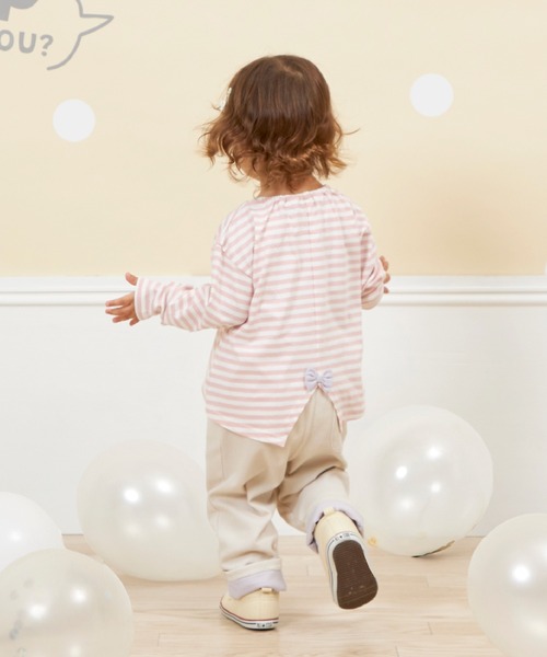 KP（ケーピー）の「【WEB限定】裾リボンパンツ(80～140)（その他パンツ・キッズ・パープル/グレー・80ｃｍ/90cm/100cm/110cm/120cm/130cm/140cm）」の7枚目の写真