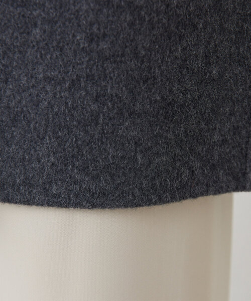 GALLARDAGALANTE（ガリャルダガランテ）の「ダブルフェイスショートコート（その他アウター・レディース・ブラウン/ピンクベージュ/チャコールグレー・FREE）」の6枚目の写真