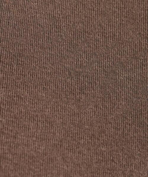 DRESKIP（ドレスキップ）の「【S-LL】頼れる1枚 フライスコットン クルーネックロンT（Tシャツ/カットソー・レディース・ダークブラウン/オフホワイト/ブラック/ライトベージュ・01/02/03/04）」の16枚目の写真