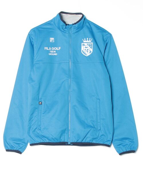 FILA（フィラ）の「フィラ FILA ライトボンディングブルゾン（ブルゾン・メンズ・ブルー/ネイビー/ホワイト・S/M/L/LL/3L/4L）」の3枚目の写真