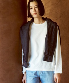 tシャツ 「OMNIGOD womens / オムニゴッド」 KLフライス ボートネックTシャツ レディース OMNIGOD womens / オムニゴッド] KLフライス ボートネックT
