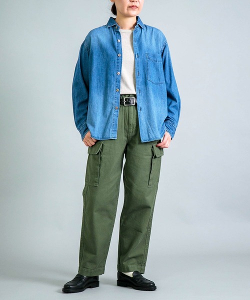 OMNIGOD（オムニゴッド）の「[OMNIGOD womens / オムニゴッド] パイル クルーネックTシャツ（Tシャツ/カットソー・レディース・グレイッシュベージュ/ホワイト/ネイビー・2/3）」の19枚目の写真