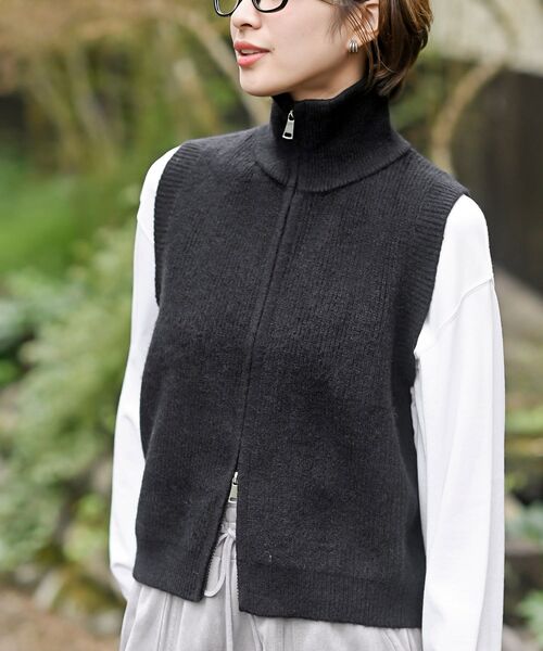 【hope】RRL ベスト S ハイネックZIPニットベスト（ベスト）｜rps（アールピーエス）の