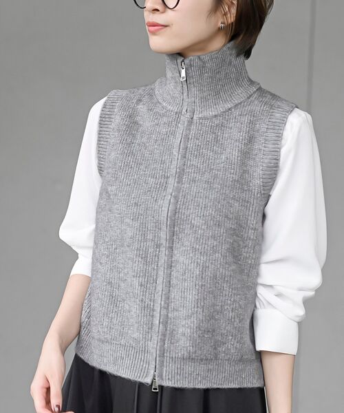 ハイネックZIPニットベスト（ベスト）｜rps（アールピーエス）の
