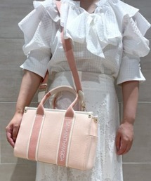 ロゴテープキャンバスハンドバッグ（小）