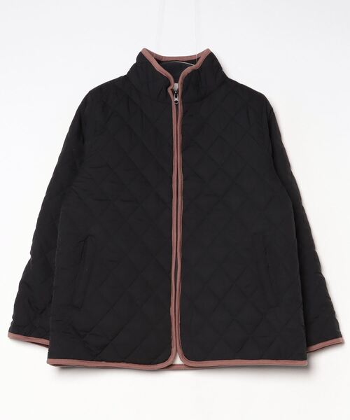 atONE（アットワン）の「キルト裏ボアスタンドジャケット（ブルゾン・レディース・ブラック/グレー系その他/グレー・L/M）」の13枚目の写真