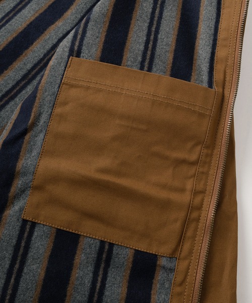 希少❤️ HUF フェード　レミントンジャケット　ダック　襟コーデュロイ　短丈 JOURNAL STANDARD relume パンツ 「ZOZO限定」WIDE TWO TUCK